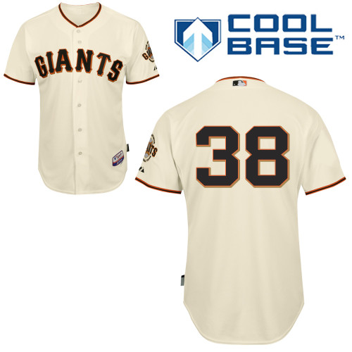 Michael Morse #38 MLB Jersey-San Francisco Giants Men's Authentic Home White Cool Base Baseball Jersey